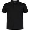 Izod Boys Performance Grid Short Sleeve Stretch Collared Polo Golf Shirt, Black, 8 US view 1