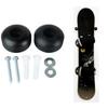 TGM Skateboards Snowboard Wall Mount Display Hanger Rack for Vertical Storage - Skate Wheels Damage Free Cinch System - Designed for Indoor Display or Garage Storage view 1