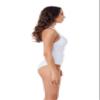 BCA by Rebecca Virtue Tori Twist - Women's One Piece Swimsuit with Plunge Neckline, Twist-Front Waist and Adjustable Back Strap, Bathing Suits for Women, White, Small view 3