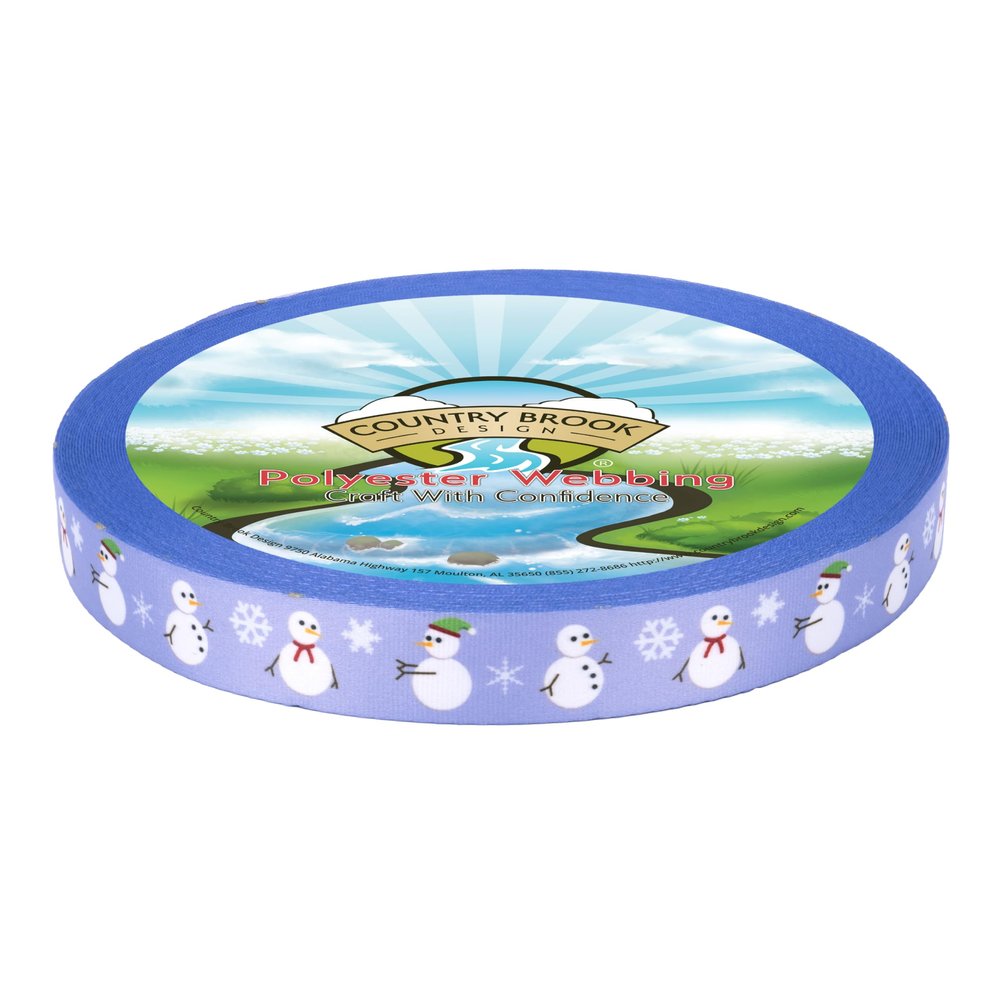Country Brook Design - Snowman Lite Tape (1 Inch, 10 Yards)