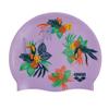 Arena Junior Silicone Unisex Print Swim Cap for Boys and Girls Comfortable Durable Kids Pool Bathing Cap, One Size, Toucans
