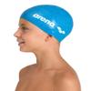 Arena Junior Recycled Silicone Unisex Swim Cap for Girls and Boys Comfortable Durable Kids Pool Bathing Cap, One Size, Blue Multi view 4