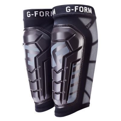 G-Form Pro-S Vento Soccer Shin Guard - Machine-Washable Performance Shin Guards - Flexible SmartFlex Pads - Lightweight, Low-Profile Soccer Gear - Black, Adult Medium