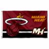 Miami Heat Dual Logo Indoor Outdoor Flag Banner view 1