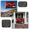 Miami Heat Dual Logo Indoor Outdoor Flag Banner view 4