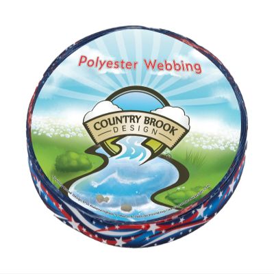 Country Brook Design - Star Spangled Photo Quality Polyester (1/2 Inch, 50 Yards)