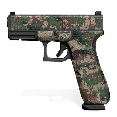 Decal Grip for Glock 17 Gen 5 (Digital Camo - MC Woodland)