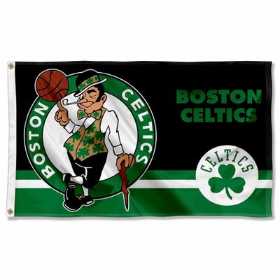 Boston Celtics Dual Logo Indoor Outdoor Flag Banner