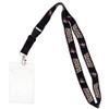 Desert Cactus Arizona Coyotes Lanyard NHL National Hockey League Car Keys ID Badge Holder Lanyard Keychain Buckle (Black with Pouch) view 1