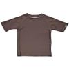 Snapper Rock Boys' Chocolate Sustainable SS Rashguard Top (Toddler/Little Big Kids), Brown view 1