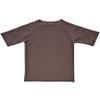Snapper Rock Boys' Chocolate Sustainable SS Rashguard Top (Toddler/Little Big Kids), Brown view 2