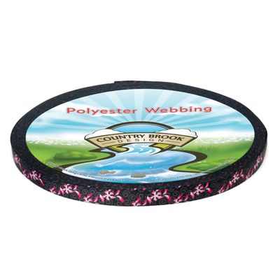 Country Brook Design - Pink Honeysuckle Breeze Lite Tape (1/2 Inch, 10 Yards)