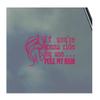 If You're Gonna Ride My Ass... Vinyl Sticker Decal BDSM Kitten Kink Domme Sexy Master Slave Hot Symbol Oval Symbol view 1