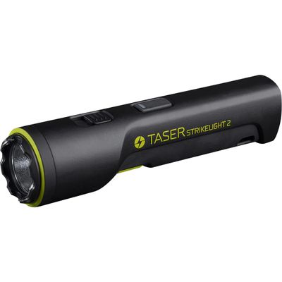 TASER StrikeLight 2 Rechargeable Self-Defense Flashlight with Painful 10 C Stun Charge | Portable, Lightweight Protection for Running, Jogging, Pet Walking, Camping, Hiking, and Outdoors (Black)