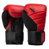 Hayabusa T3 Boxing Gloves for Kids and Teens Wrist and Knuckle Protection, Dual-X Hook and Loop Closure, Splinted Wrist Support, 5 Layer Foam Knuckle Padding - Red/Black, 8oz view 1