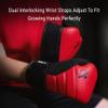Hayabusa T3 Boxing Gloves for Kids and Teens Wrist and Knuckle Protection, Dual-X Hook and Loop Closure, Splinted Wrist Support, 5 Layer Foam Knuckle Padding - Red/Black, 8oz view 4