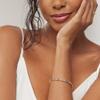 PAVOI 14K Gold Plated Brownish Multi Colored Cubic Zirconia Tennis Bracelet | White Gold Bracelets for Women | 7 Inches view 3