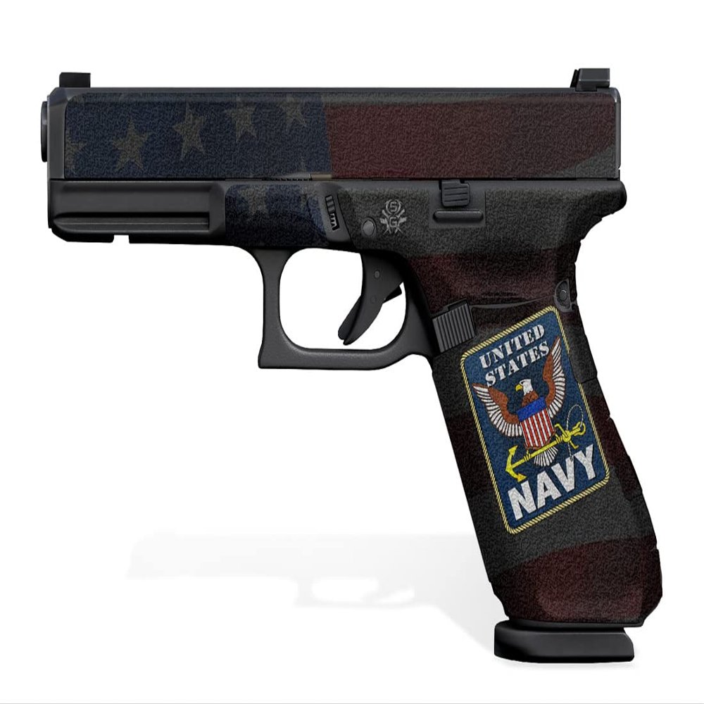 Decal Grip for Glock 17 Gen 5 (U.S. Navy)