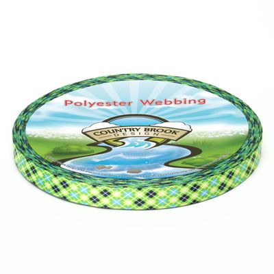 Country Brook Design - Margarita Argyle Photo Quality Polyester (1/2 Inch, 50 Yards)