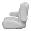 Pontoon Boat Non-Reclining Helm Seat LX801G | Low Back Gray Vinyl view 2