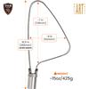 TiGr Mini Lightweight Bike Lock  High Security 7 x 4" Flexible High-Carbon Steel Shackle  Bolt Cutter, Crowbar & Hacksaw Resistant view 2
