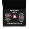 Love Knot Silver Necklace Para la nieta eligida de la abuela, Cadena personaliza para la nieta enojona de abuelo o mama con diseo y estilo moderno view 1