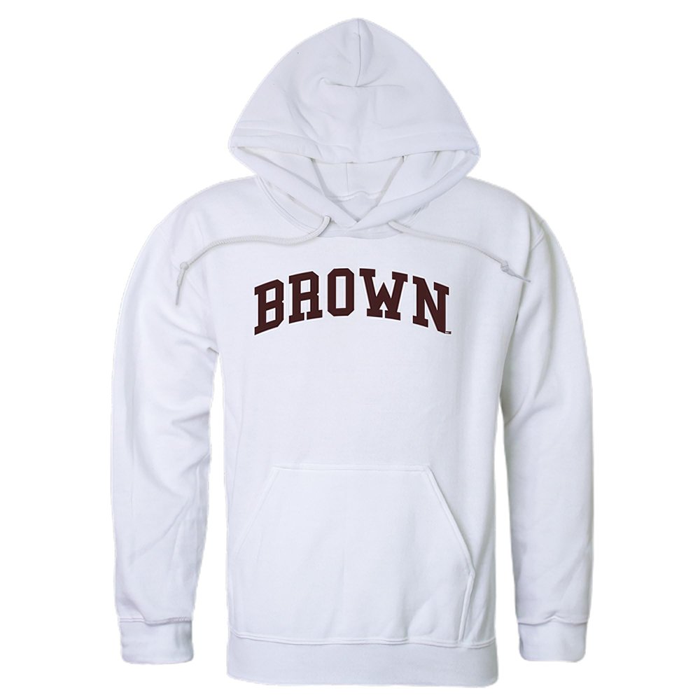 W Republic Brown Bears College Fleece Pullover Hoodie, Adult Unisex, White, Large - NCAA Officially Licensed Apparel