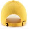 '47 Michigan Wolverines Mens Womens Clean Up Adjustable Strapback Gold Team Color Logo Hat view 2
