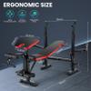 Aceshin 900lb Olympic Weight Bench, Adjustable Workout Bench with Squat Rack, Multifunctional Weight Bench with Preacher Curl & Leg Developer, Bench Press Set for Home Gym view 3