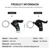 RainFlowwer Bike Shifter SL-TX30-6R, 6 Speed Bike Right Thumb Shift Lever for Mountain City Road Folding Bicycle view 3