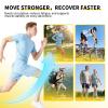 CAMBIVO Calf Compression Sleeve 3 Pairs Footless Compression Socks Running view 4