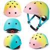 CELOID Kids Bike Helmet,Youth Skateboard Helmets for Ages 8-10-14 Years Boys GirlsAdjustable Multi-Sport Bicycle Skateboarding Football Roller Skating Scooter Balance Bike Helmet,Pink Blue view 2