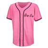 Men's Pinky's Next Friday Movie Baseball Jersey Day Day CD Store Sports Fan Hip Hop Jerseys Stitched (M, Logo Pink) view 2