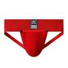 JOCKMAIL Jockstrap Men Underwear Removable Pouch Thongs and G Strings Breathable Thermal Underwear Male Panties (as1, alpha, m, regular, regular, Red) view 3