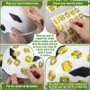 375 Pcs Softball Helmet Decals Award Self Adhesive Baseball Helmet Stickers Softball Baseball Decals Accessories for Girls Boys Women Men(Yellow) view 4
