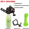 ZSHJGJR Archery Bow Fishing Reel Spincast Reel Bowfishing Tool with 40m Fishing Rope Fishing Arrows Kit with Bowfishing Arrow Rest for Compound Bow Recurve Bow Fishing Hunting Accessories (Set 2) view 2