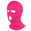 ROWAGY Men Knit Balaclava Face Mask Beanie Hat for Women Winter Windproof Cold Weather Warm Outdoor Sports Cycling Skull Cap Dark Rose view 1