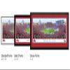 Ole Miss Football, Team Run Out - 40.25x13.75-inch Standard Framed Print by Blakeway Panoramas view 2