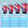 Honoson 2 Pairs Kids Snow Gloves, Winter Waterproof, Sweet, 4-8 Years view 3
