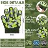 3 Sets Kids Boys Camouflage Beanies Gloves Set Kids Warm Beanie Hat Winter Full Fingers Gloves for Toddler(Black, Blue, Green, 8-14 Years) view 3