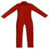 dPois Kids Girls Long Sleeves Full Length Unitards Ballet Dance Gymnastics Leotards One Piece Bodysuits Red 9-10 Years view 3