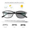 Photochromic Transition Nearsighted Distance Glasses For Men and Women Retro Myopia Glasses TR90 Lightweight Negative Power Shortsighted Eyeglasses Black Full Frame Eyewear Anit UV & Glare Sunglasses view 3
