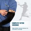 Aegend 4 Pair Sun Protection Cooling Arm Sleeves Compression - Tattoo Cover up - Sun Sleeves for Men Women Youth view 4