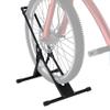 RELIANCER Adjustable Bike Storage Stand,Bicycle Floor Parking Rack,Steady Bike Wheel Holder Fit All Mountain & Road Bikes,Indoor Outdoor Cycling Storage Organizer,Apartment Garage Cycle Tires Holder view 1