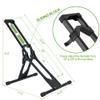 RELIANCER Adjustable Bike Storage Stand,Bicycle Floor Parking Rack,Steady Bike Wheel Holder Fit All Mountain & Road Bikes,Indoor Outdoor Cycling Storage Organizer,Apartment Garage Cycle Tires Holder view 2