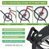 RELIANCER Adjustable Bike Storage Stand,Bicycle Floor Parking Rack,Steady Bike Wheel Holder Fit All Mountain & Road Bikes,Indoor Outdoor Cycling Storage Organizer,Apartment Garage Cycle Tires Holder view 3