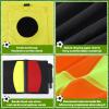 Hicarer 6 Pcs Soccer Referee Kit Football Package for Men Soccer Referee Costume Shirt Linesman Flags Whistle Cards Sport Accessory for Adult Teenager(Large) view 4