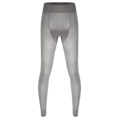 Daenrui Men's Mesh Yoga Pants See Through Compression Tights Workout Athletic Sports Leggings Bottoms Grey One Size