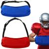 Jiuguva 2 Pcs Football Hand Warmer Pouch with Waist Strap - Unisex Handwarmer Pouch Muff for Football Union Receivers & Coaches(Blue, Red) view 1