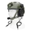 HEARFALCOM Double Comta iii Tactical Headset ARC Helmet Rail Mount Civilian Version and PTT Adapter U94 PTT Compatible Kenwood Plug Walkie-Talkie (BK) view 4